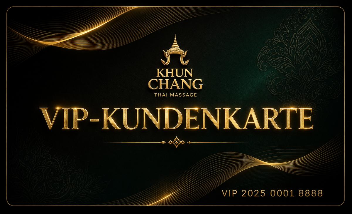 VIP-Kundenkarte KHUN CHANG Thai Massage